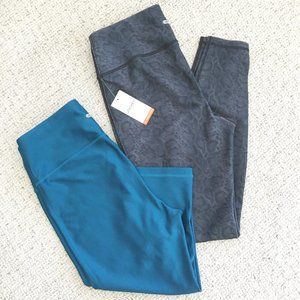 Pair of Jockey leggings: one ankle length (NWT), one capri length (NWOT)